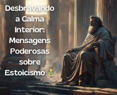 Desbravando a Calma Interior: Mensagens Poderosas sobre Estoicismo 🧘‍♂️ 9