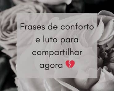 Frases de conforto e luto para compartilhar agora 💔